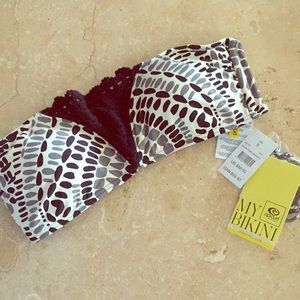 NWT Rip Curl moon river crochet bandeau